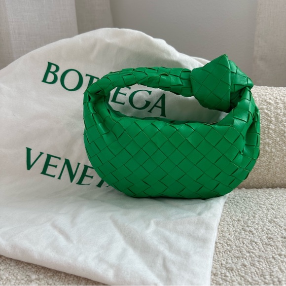 Bottega Veneta Nappa Intrecciato Mini Jodie Parakeet Green Handbag - Picture 8 of 15